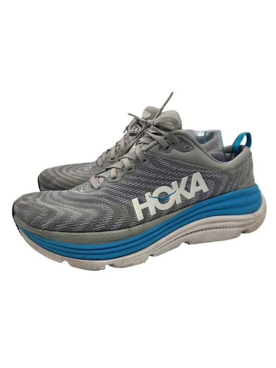 Hoka One One Gaviota 5 Mens Gray Blue Size 9 D Running Shoes 1127929 LDVB